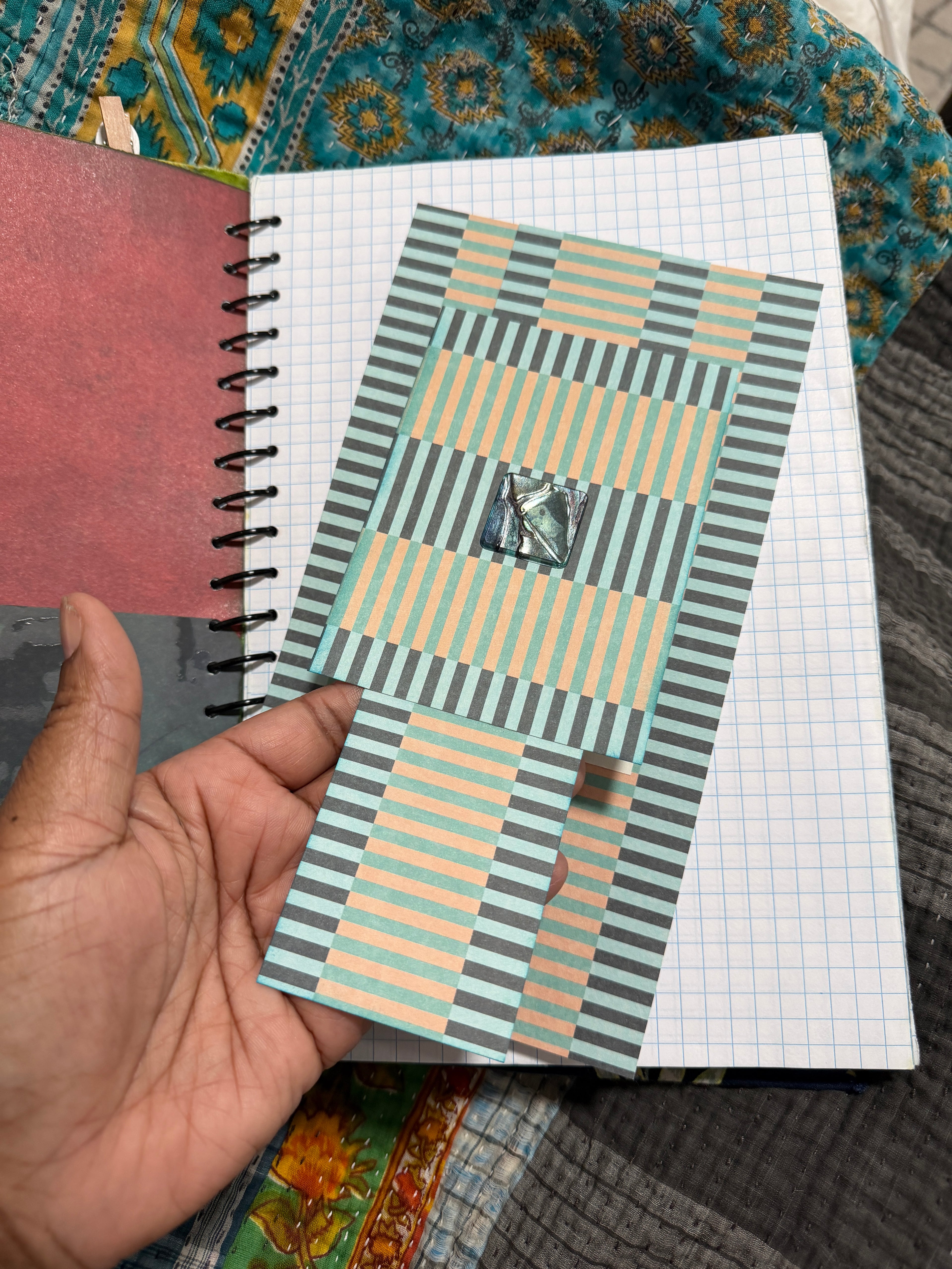Prickly Pages | Handmade Journal — 11” x 7”