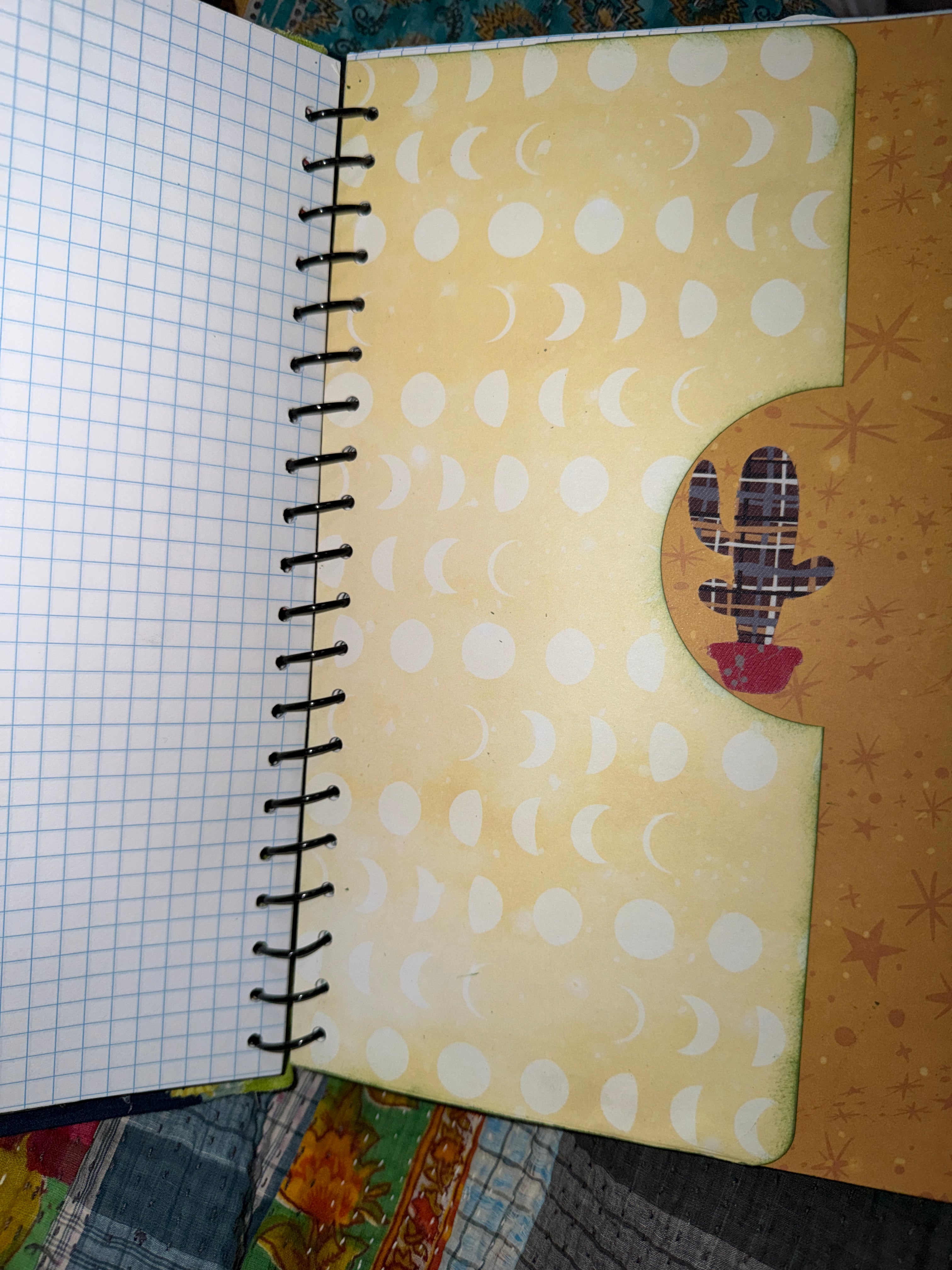 Prickly Pages | Handmade Journal — 11” x 7”