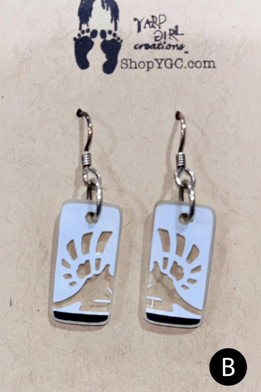 Recycled Glass Bottle Earrings — Curated Artisan Collection
