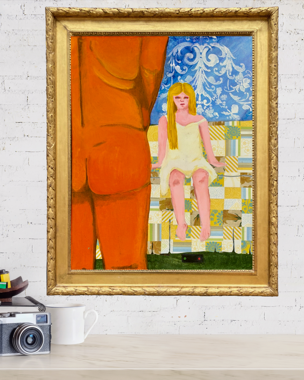 The VIP” | Mixed Media on Canvas (2026)
