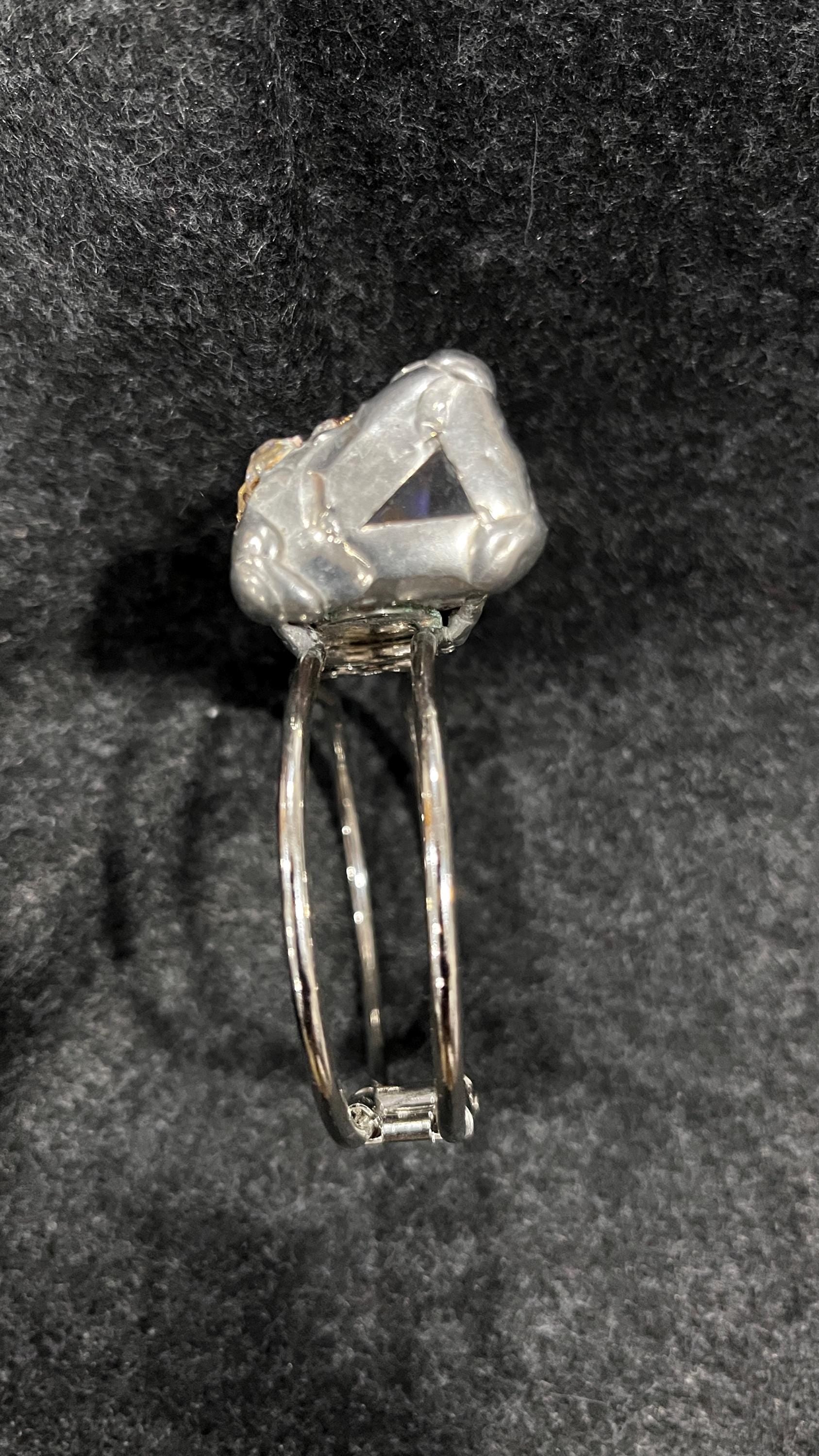 Recycled Glass Kaleidoscope Bracelet, Movable Art