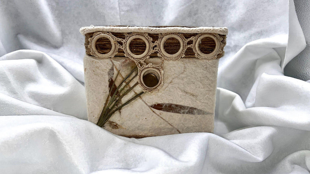 The Nature Box — Handmade Botanical Keepsake Box, Velvet Lined
