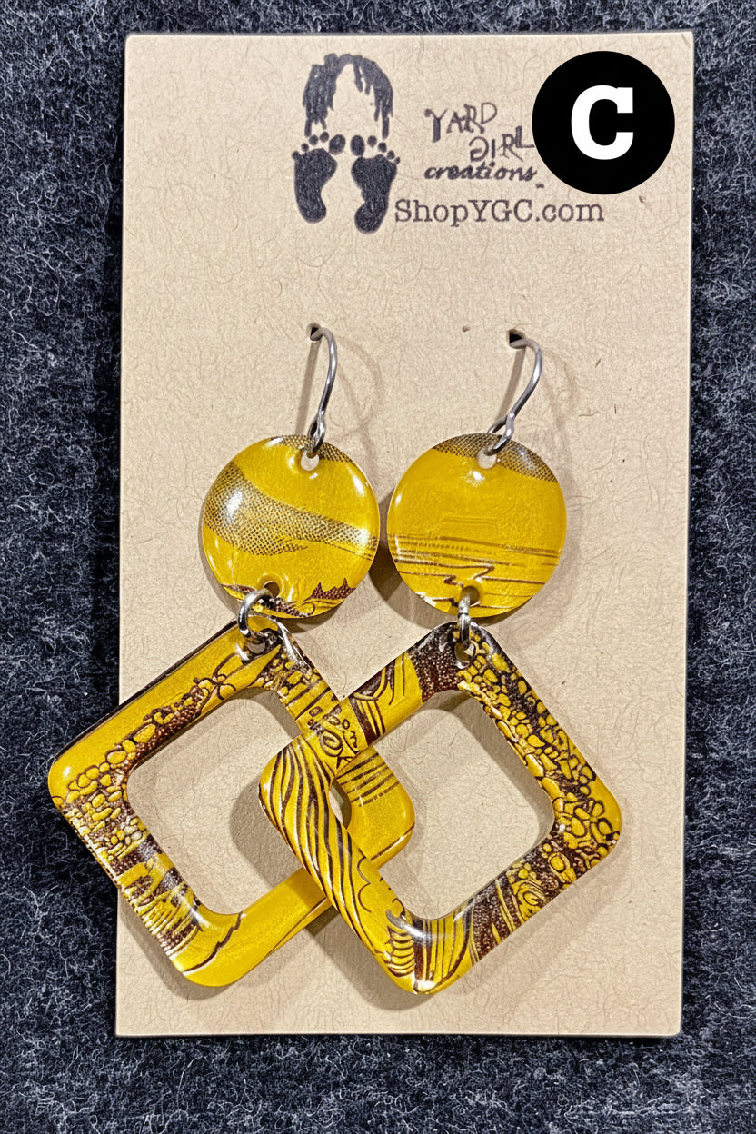 Recycled Aluminum Can Earrings — Curated Artisan Collection