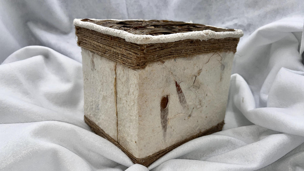 The Nature Box — Handmade Botanical Keepsake Box, Velvet Lined