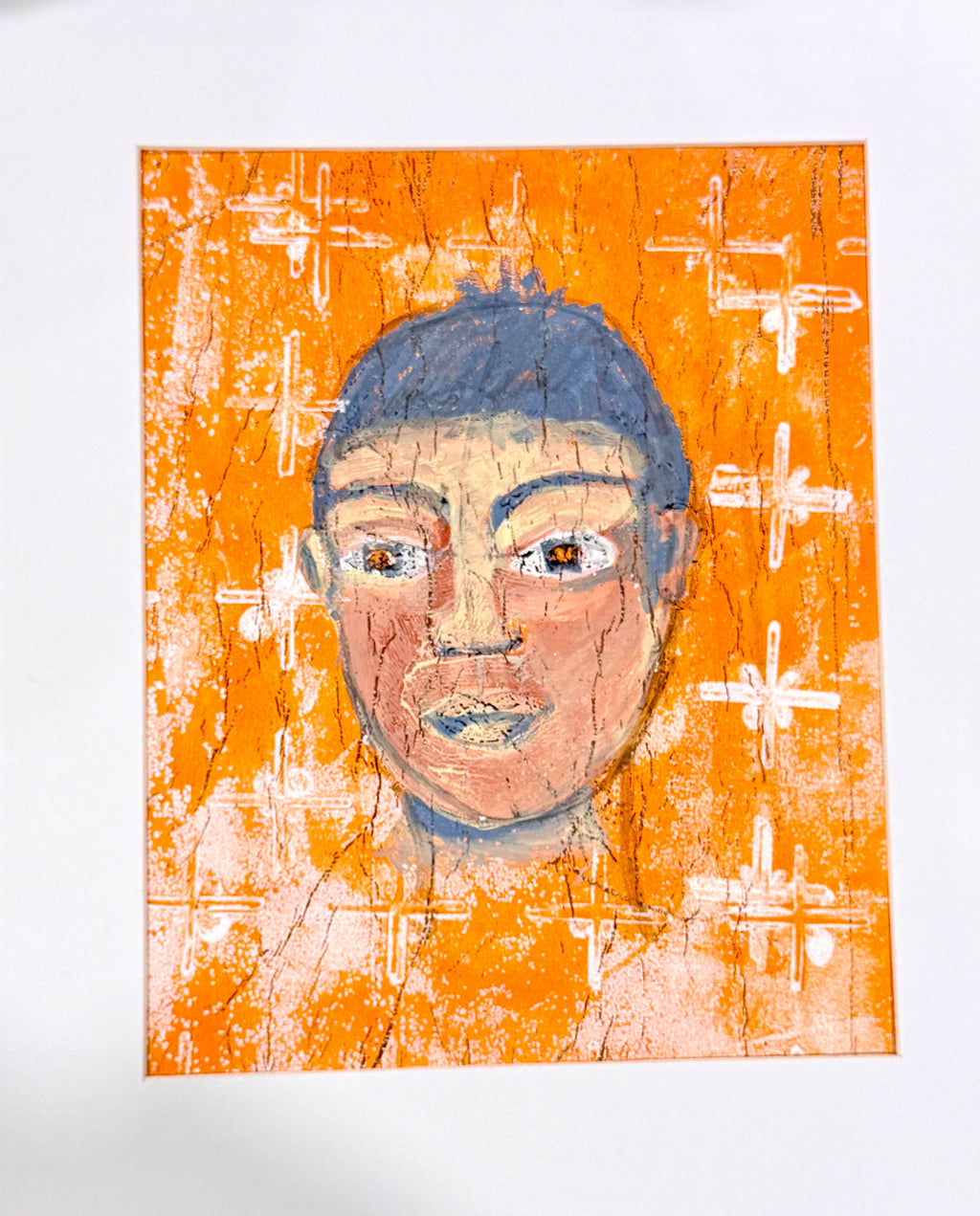 Relic | Mono-print Painting (2026)