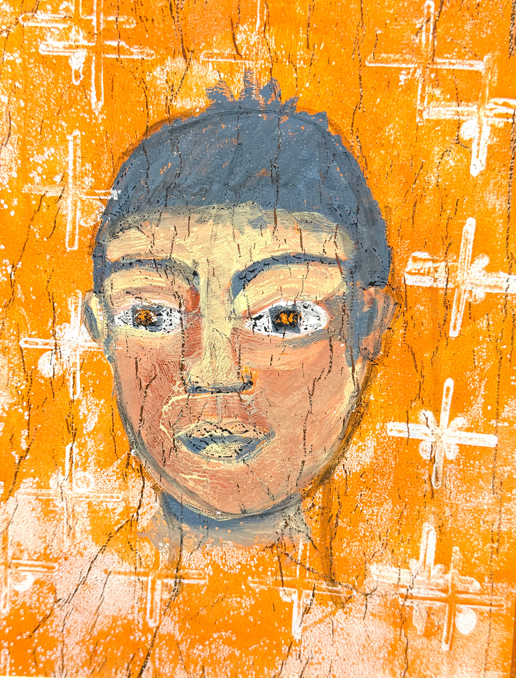 Relic | Mono-print Painting (2026)