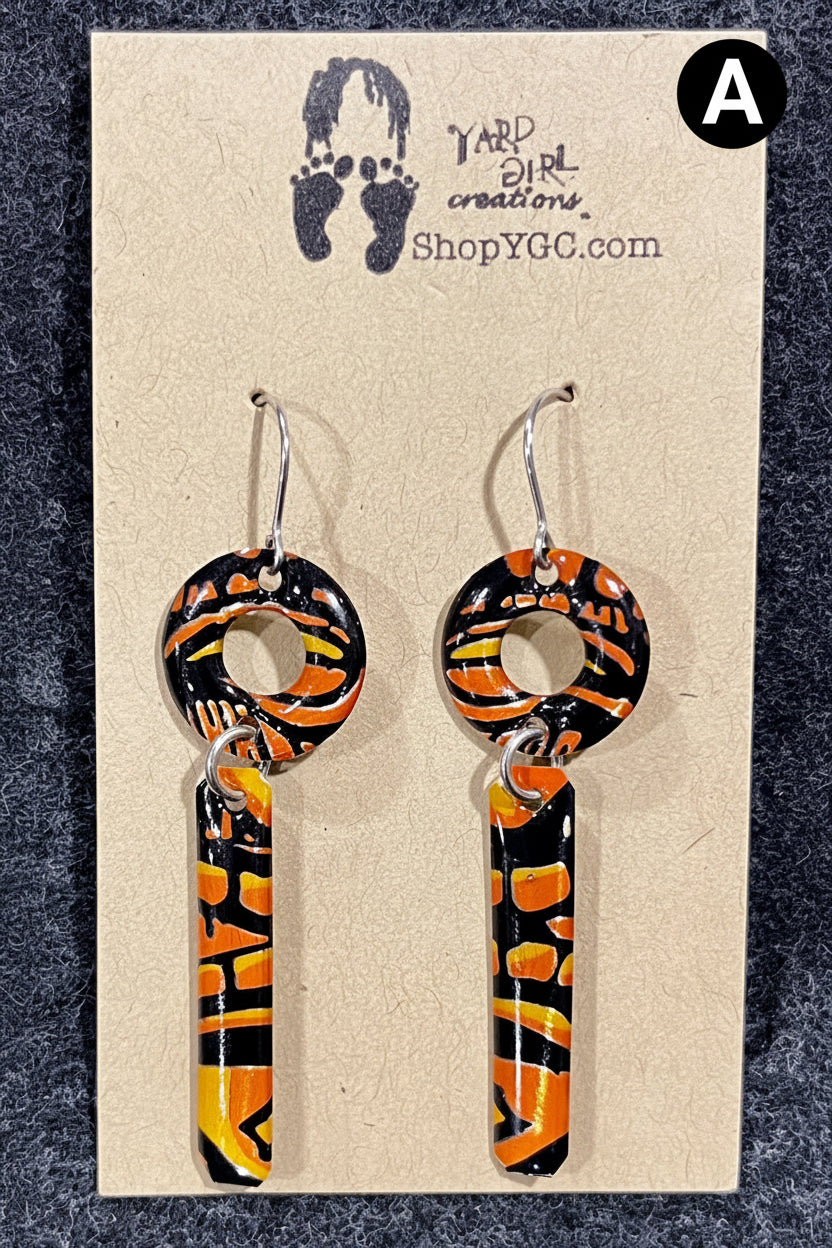 Recycled Aluminum Can Earrings — Curated Artisan Collection