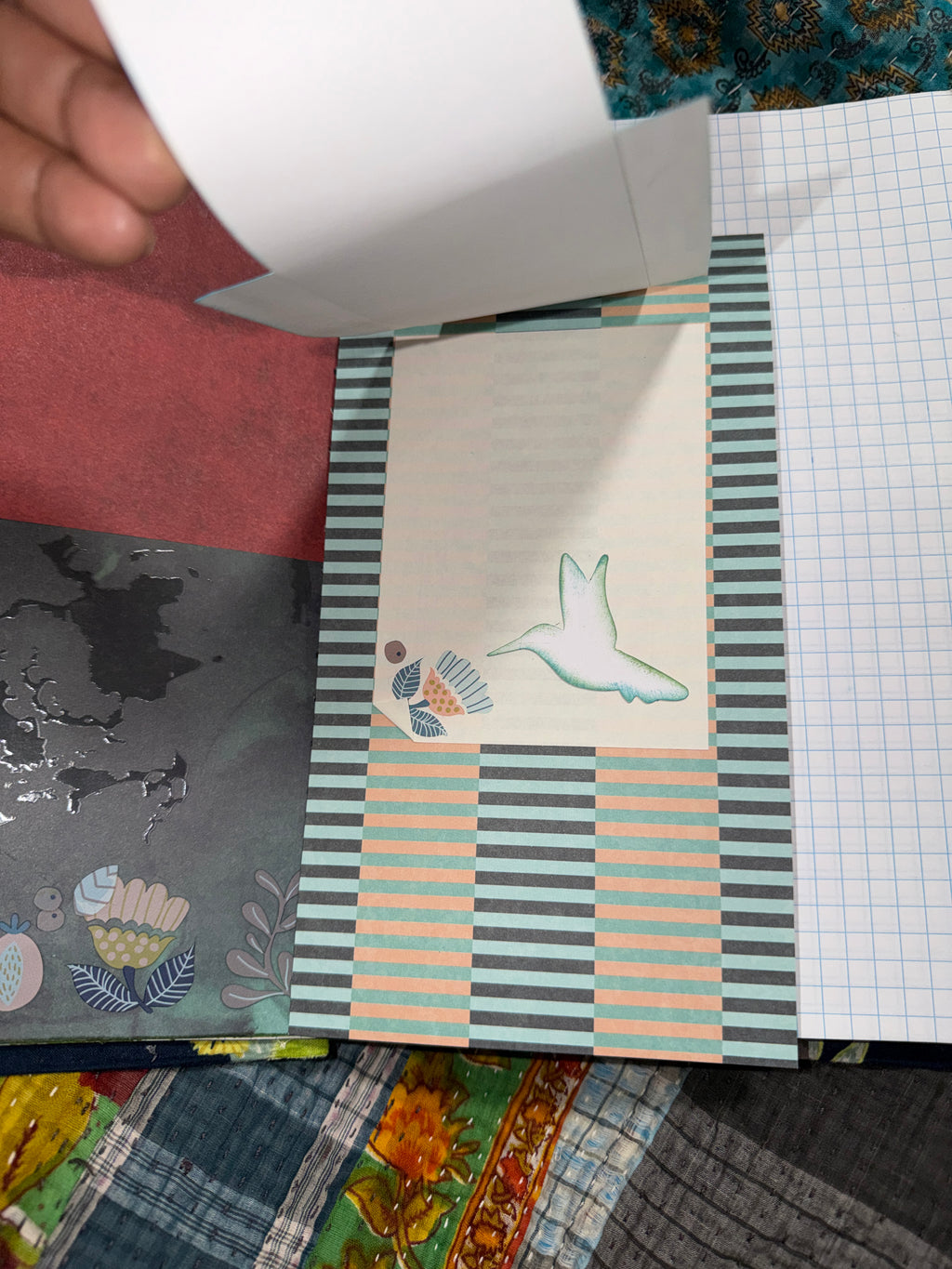 Prickly Pages | Handmade Journal — 11” x 7”