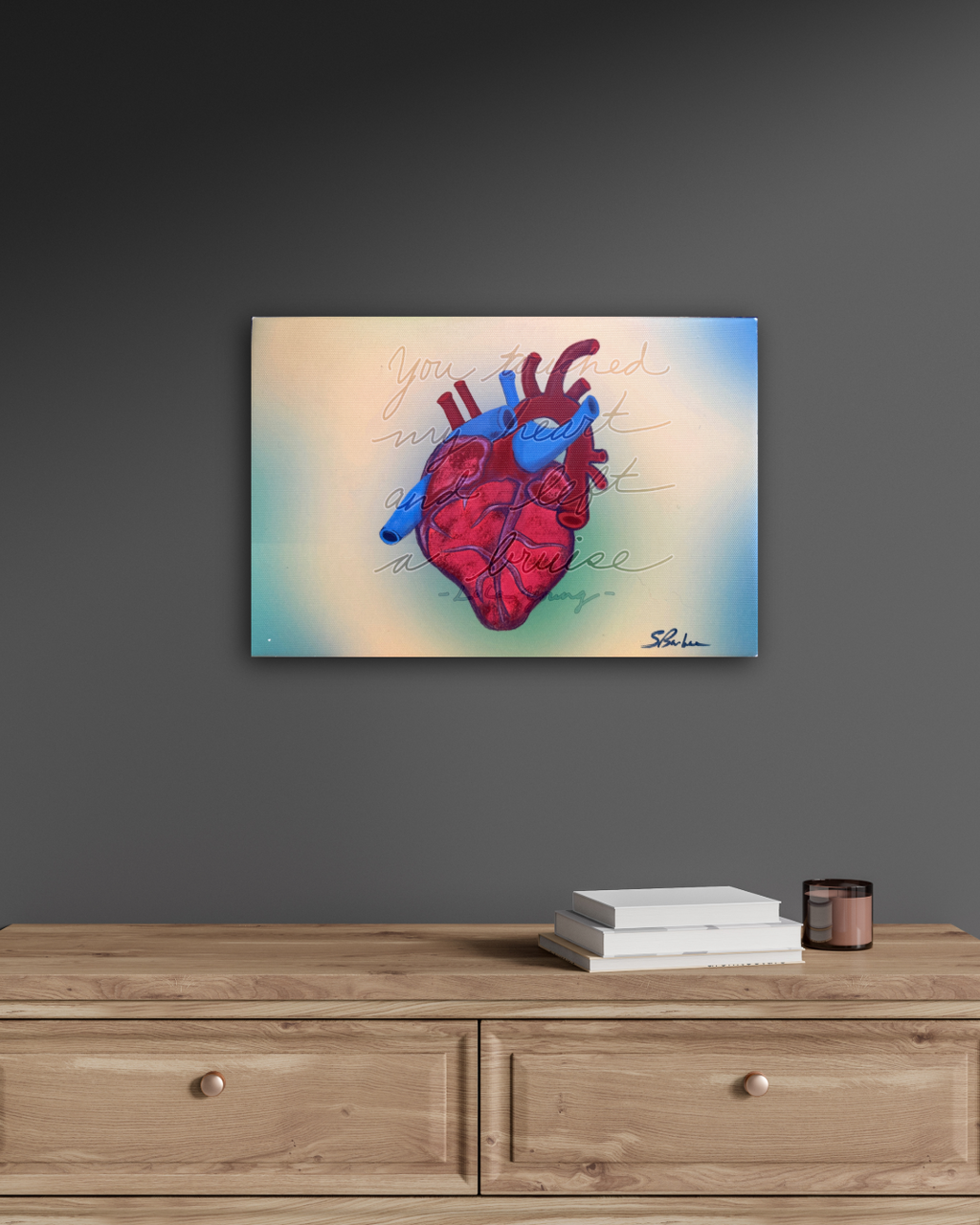 Lola’s Heart | Limited Edition Signed Canvas Print