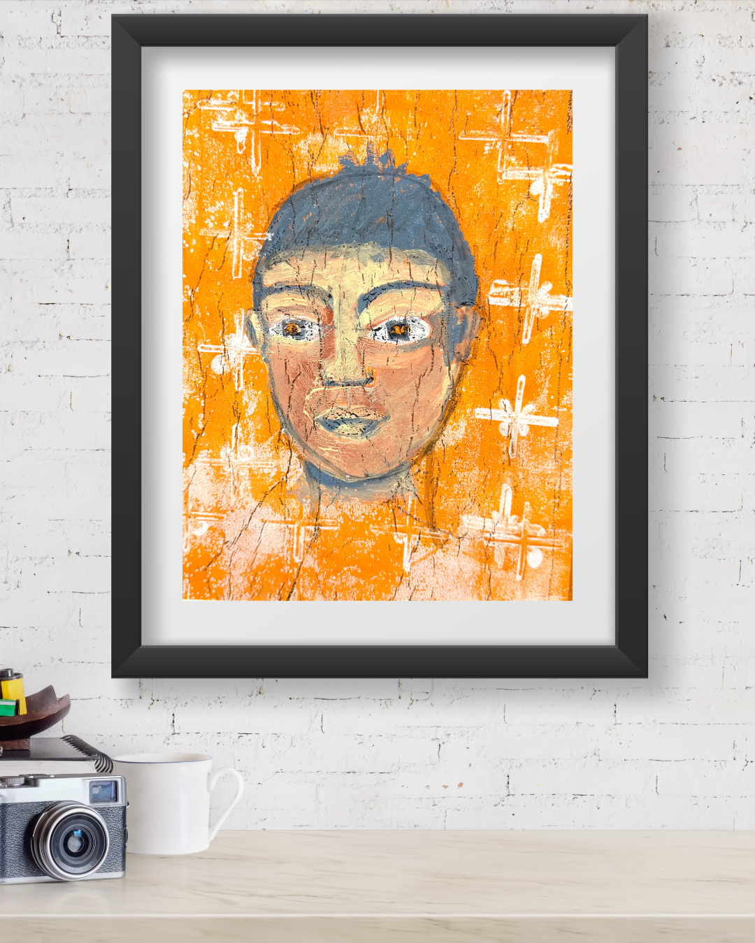 Relic | Mono-print Painting (2026)