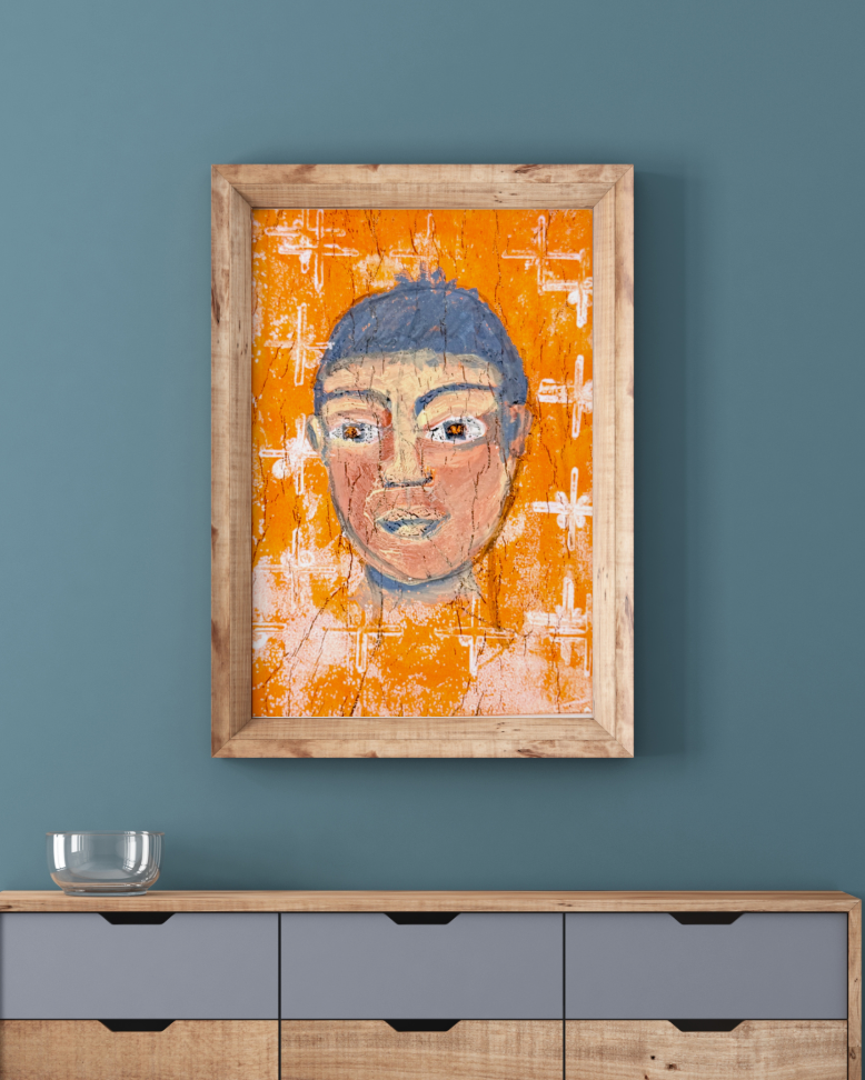 Relic | Mono-print Painting (2026)