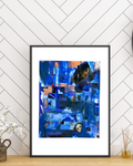 Blue | Original Paper Collage (2026)