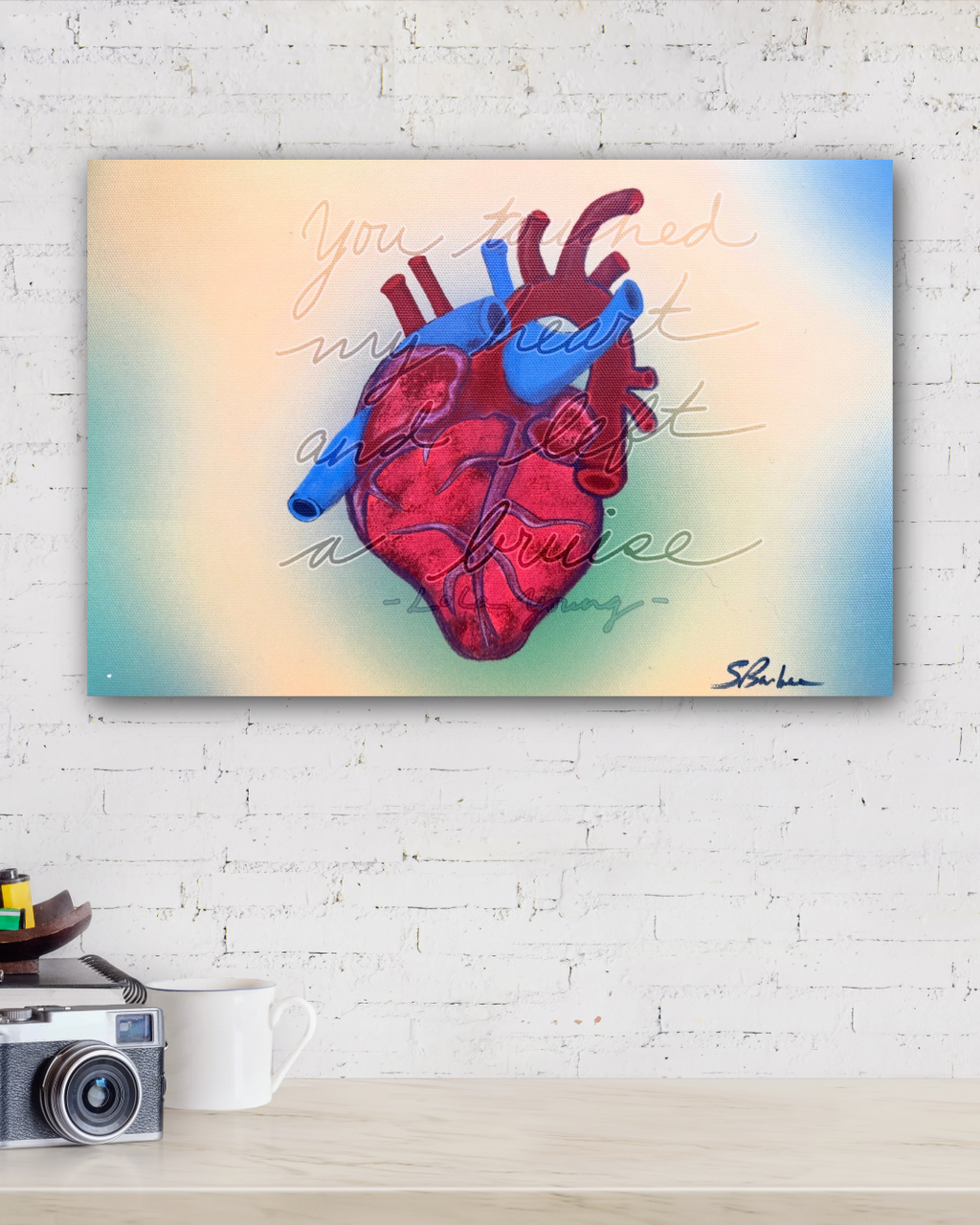 Lola’s Heart | Signed Canvas Print 1 of 1 (2026)