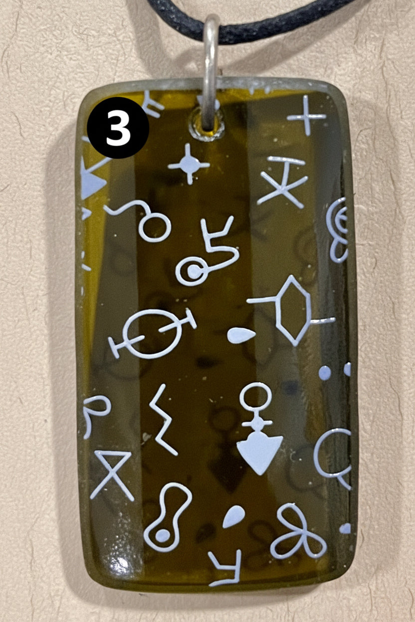 Recycled Glass Bottle Pendants — Curated Artisan Collection