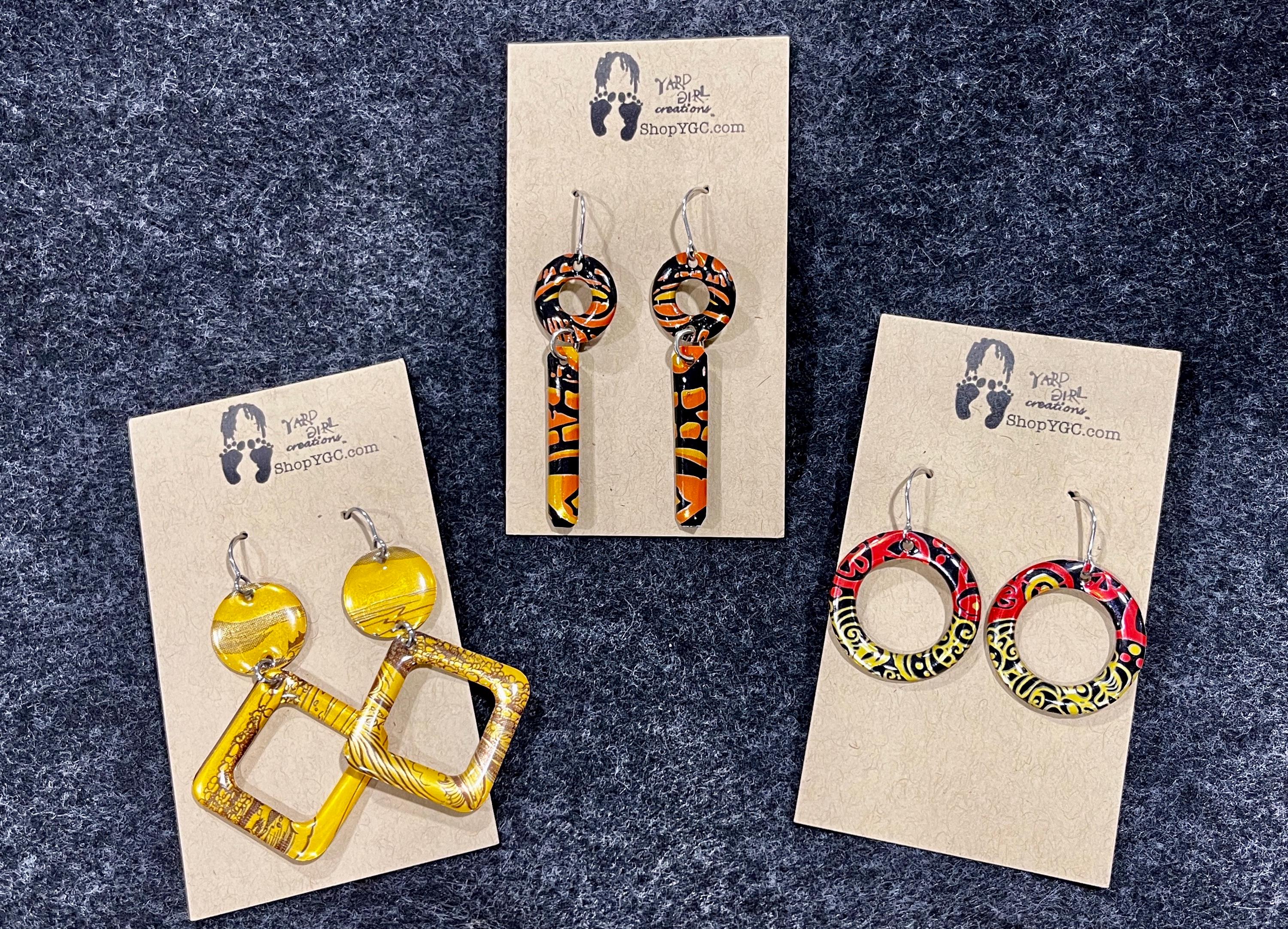 Recycled Aluminum Can Earrings — Curated Artisan Collection