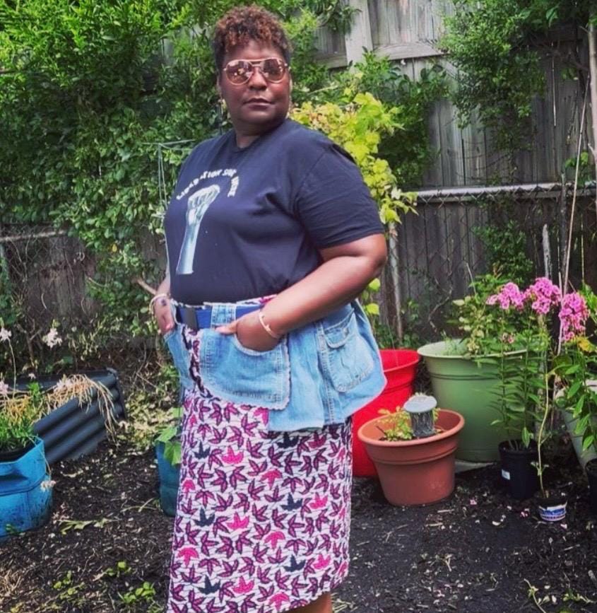 8 Pocket Denim Upcycled Peplum Belt - Plus size