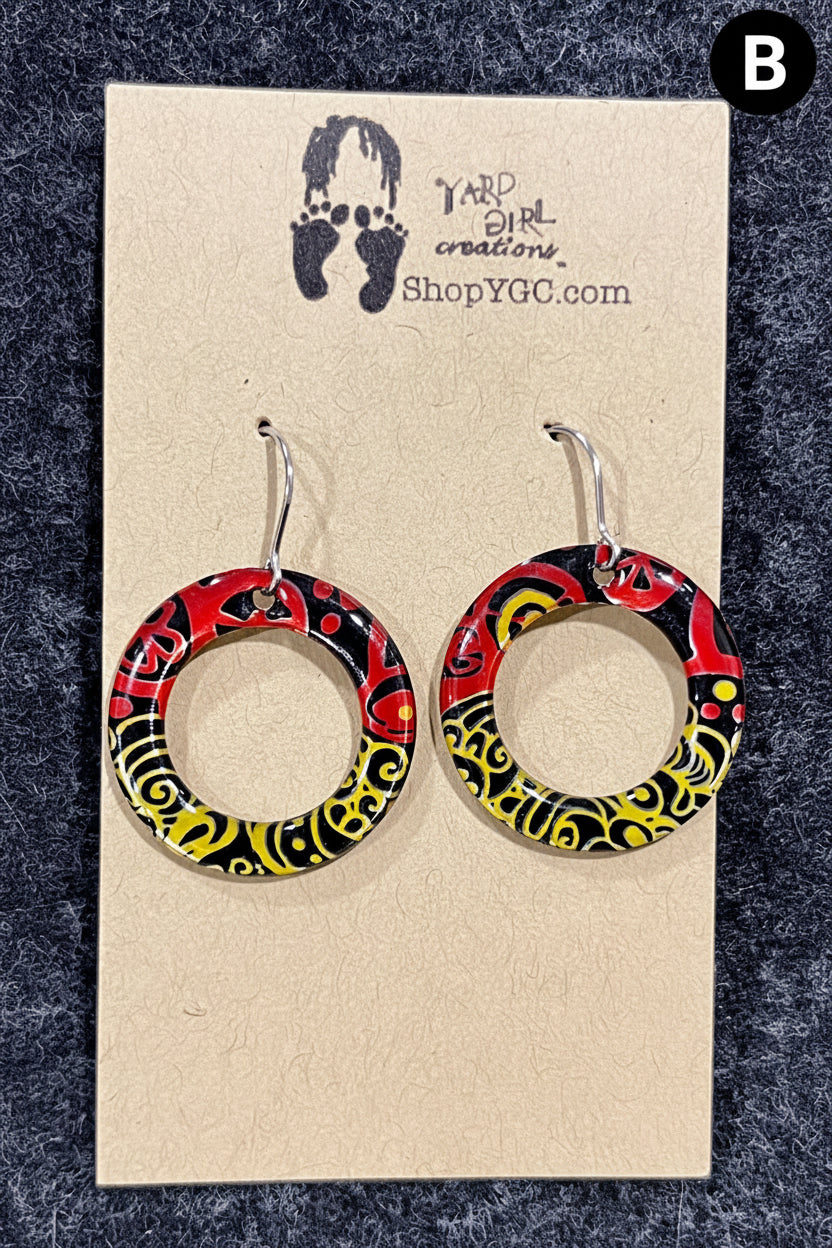 Recycled Aluminum Can Earrings — Curated Artisan Collection